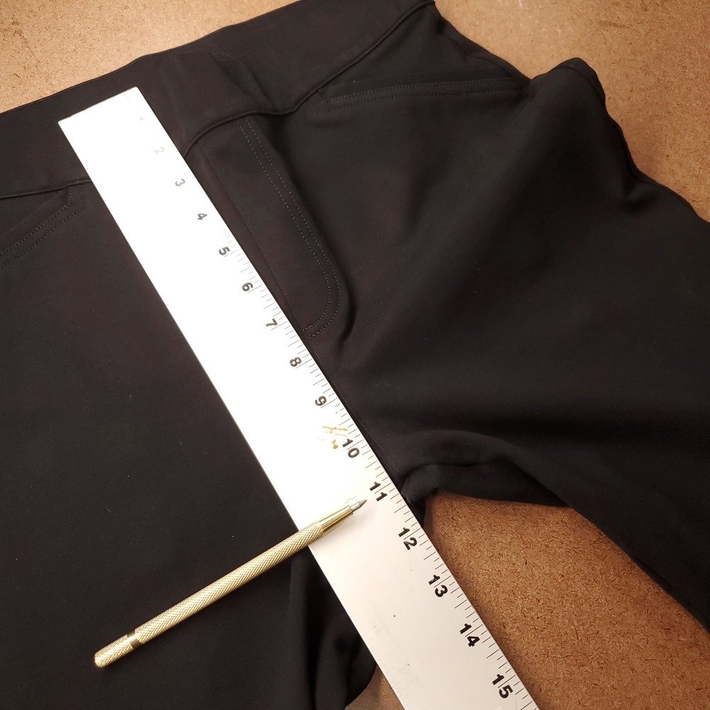 Spanx The Perfect Capri Pant Women's M Skinny Black Ponte Backseam Stretch Chic - Picture 6 of 13